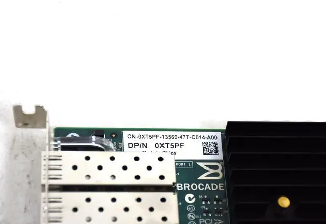 Alt view image 4 of 5 - Dell Brocade 1020 10Gbps Dual Port PCI Express Converged Network Adapter XT5PF