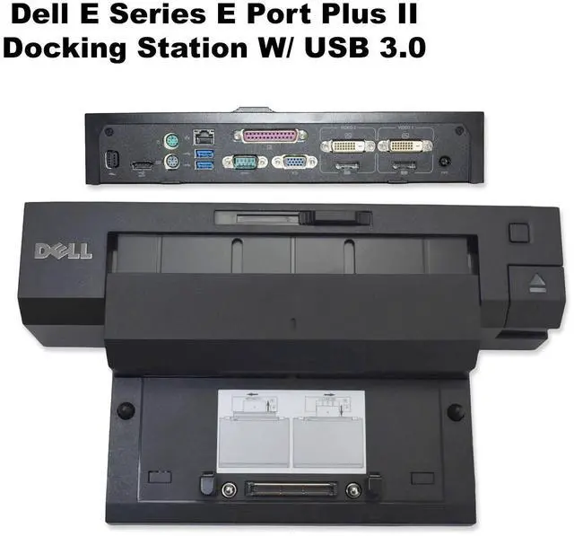 Alt view image 2 of 7 - Dell Latitude E-Port Plus Replicator PR02X USB 3.0 W/O Adapter 35RXK