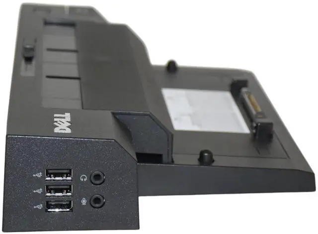 Alt view image 4 of 7 - Dell Latitude E-Port Plus Replicator PR02X USB 3.0 W/O Adapter 35RXK