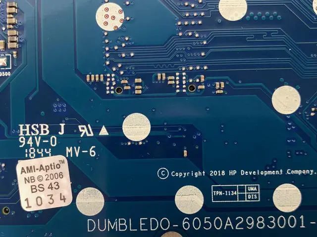 Alt view image 6 of 7 - HP 17-CA Ryzen3 2300U 2GHz Motherboard L22718-601 L22718-001 L22718-501