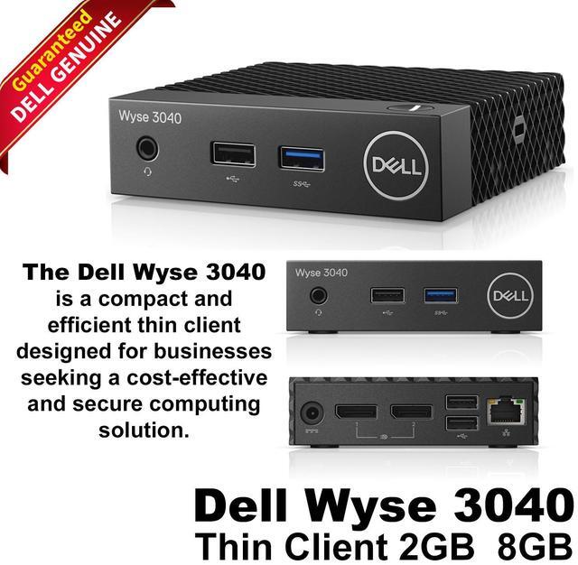Main image of Dell Wyse 3040 Thin Client 2GB RAM 8GB Storage Compact Energy-Efficient Desktop - OEM