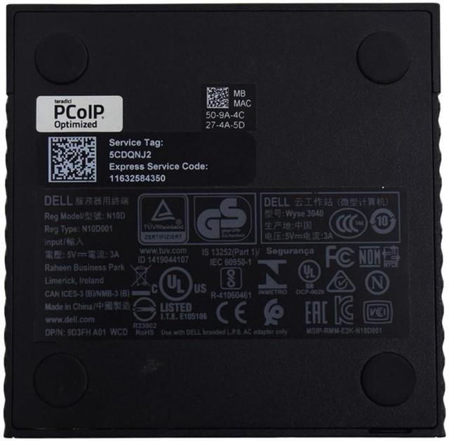 Alt view image 3 of 7 - Dell Wyse 3040 Thin Client 2GB RAM 8GB Storage Compact Energy-Efficient Desktop - OEM