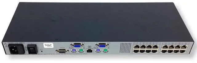 Alt view image 5 of 7 - Dell Poweredge 2160AS Console Switch KVM Switch 16 Ports PS-2 USB RP163