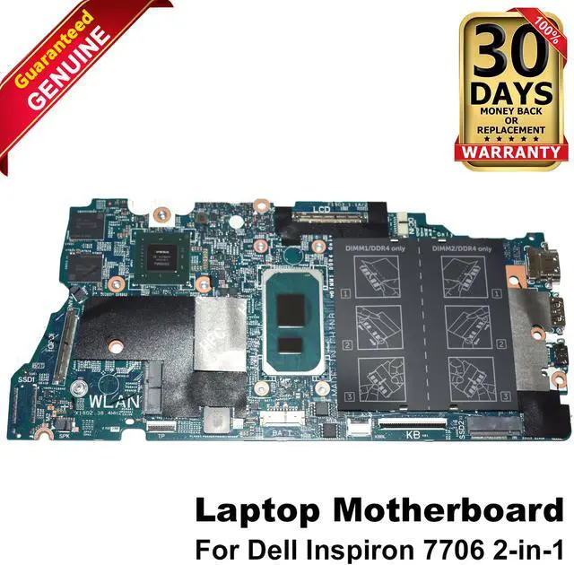 Main image of Dell Inspiron 17 7706 2-in-1 i7-1165G7 Laptop Motherboard P47D9