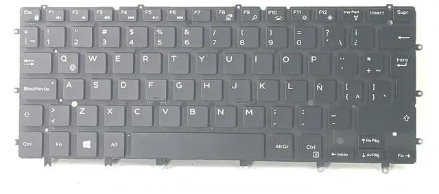Main image of Dell XPS 9343 9350 9360 LATIN 81 Keyboard NSKLS0BC PK1316I1A18 T9JKT