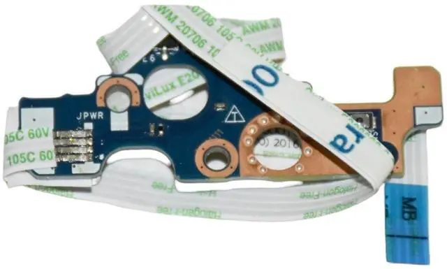 Alt view image 5 of 5 - Dell Inspiron 17 5755, 5758, & 5759 Power Button Board w/Cable T2CVC