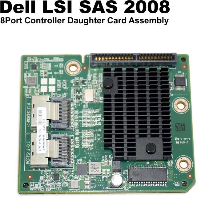 Alt view image 2 of 6 - Dell LSI SAS 2008 8 Port Controller Daughter Card Assembly 471NY