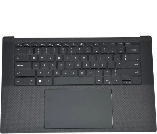 Alt view image 3 of 13 - Dell Inspiron 3515 Series Laptop Palmrest Keyboard w/Touchpad Assembly 6DJD9
