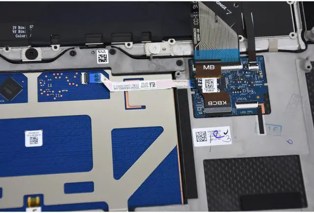 Alt view image 5 of 13 - Dell Inspiron 3515 Series Laptop Palmrest Keyboard w/Touchpad Assembly 6DJD9