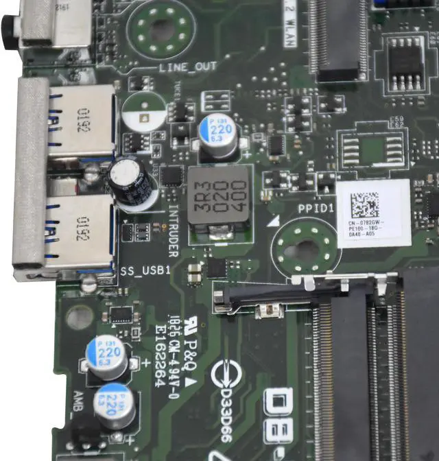 Alt view image 6 of 7 - Dell OptiPlex 5050 LGA 1151 DDR4 Micro Desktop Motherboard 782GW