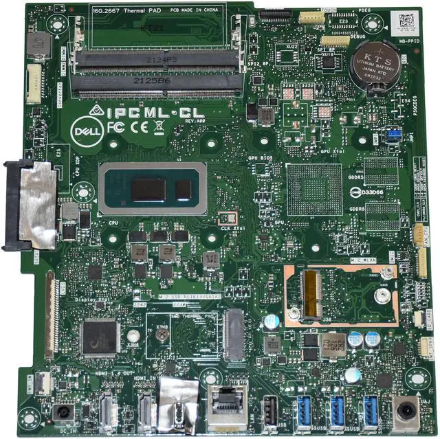 Alt view image 3 of 6 - Dell Inspiron 24 5490 Series Intel Core i3-10110U Desktop Motherboard C8JG6