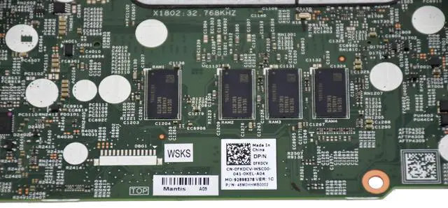 Alt view image 3 of 6 - Dell Inspiron 5490 Intel i5-10210U 4GB Ram laptop Motherboard FKDCV