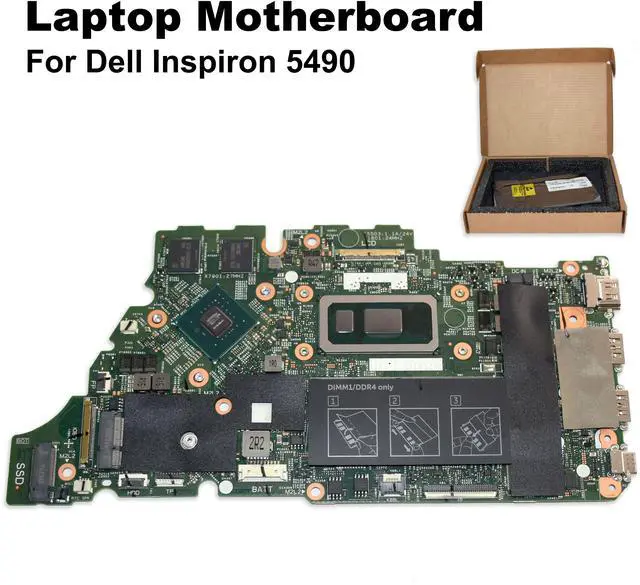 Alt view image 2 of 6 - Dell Inspiron 5490 Intel i5-10210U 4GB Ram laptop Motherboard FKDCV