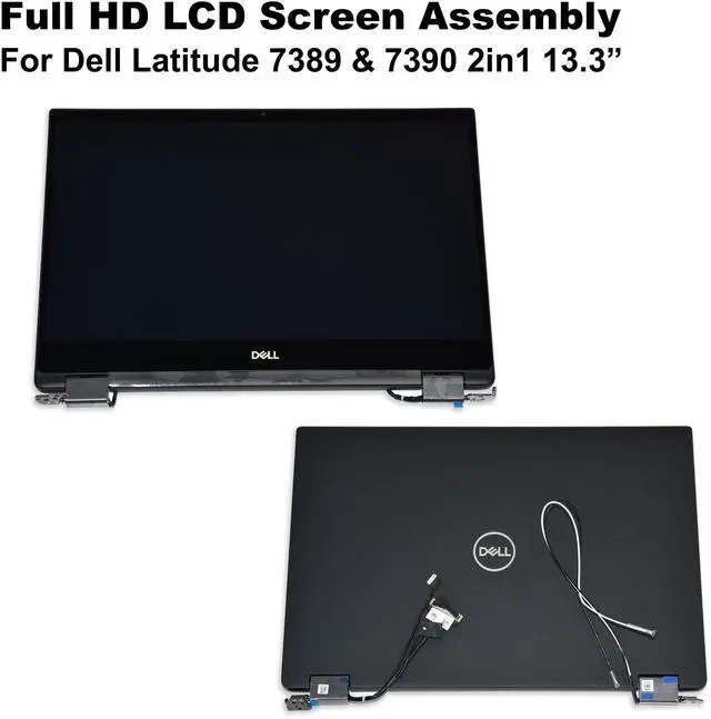 Alt view image 2 of 5 - Dell latitude 7389 & 7390 2in1 13.3" Full HD LCD Screen Assembly K1PK5