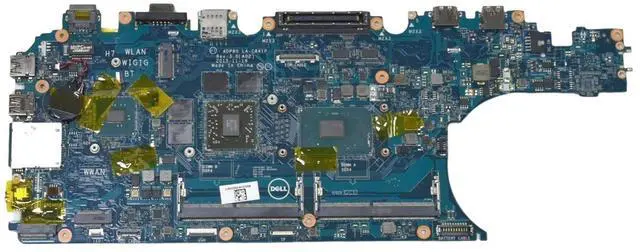 Alt view image 3 of 6 - Dell Precision 15 3510 Intel i5-6440HQ 2.6GHz Motherboard G5FN9 LA-C841P
