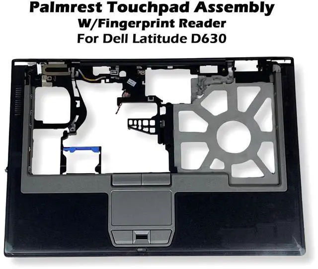 Alt view image 2 of 7 - Dell Latitude D360 Palmrest Touchpad Assembly w/Fingerprint Reader DT889