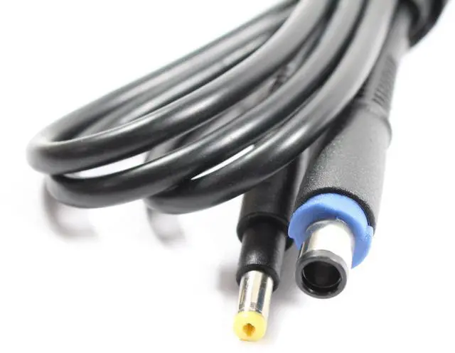 Alt view image 3 of 3 - HP 65W Slim Travel Adapter HSTNN-DA2Cable Connect from Adapter to Laptop 695201-001