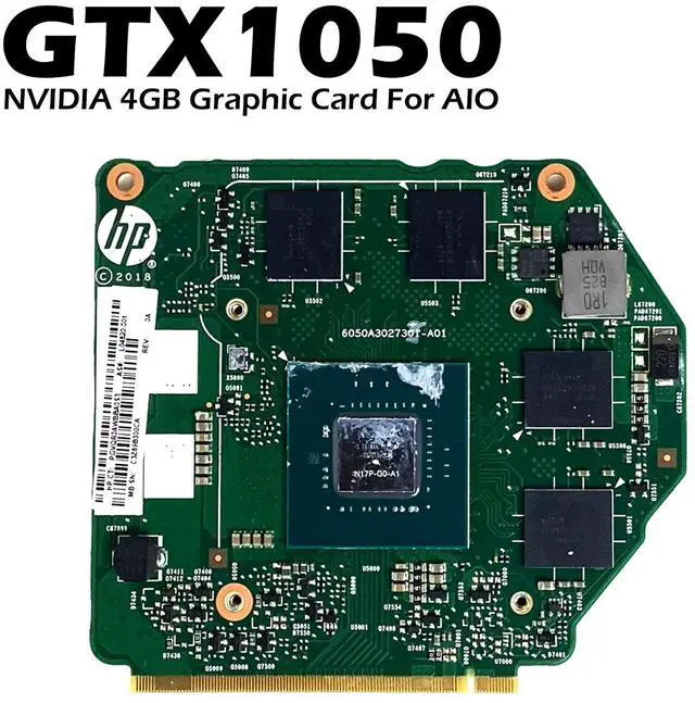 Alt view image 2 of 7 - HP All-in-One Series Nvidia GTX1050 4GB GDDR5 Graphics Video Card L04820-001