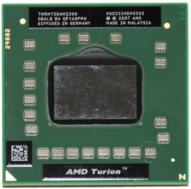 Alt view image 3 of 4 - AMD Turion 64 X2 RM-72 2.1GHz Dual Core Mobile Processor TMRM72DAM22GG