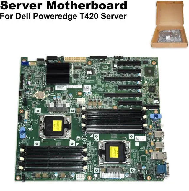 Alt view image 2 of 7 - Dell Poweredge T420 LGA1356 DDR3 Server Motherboard RCGCR