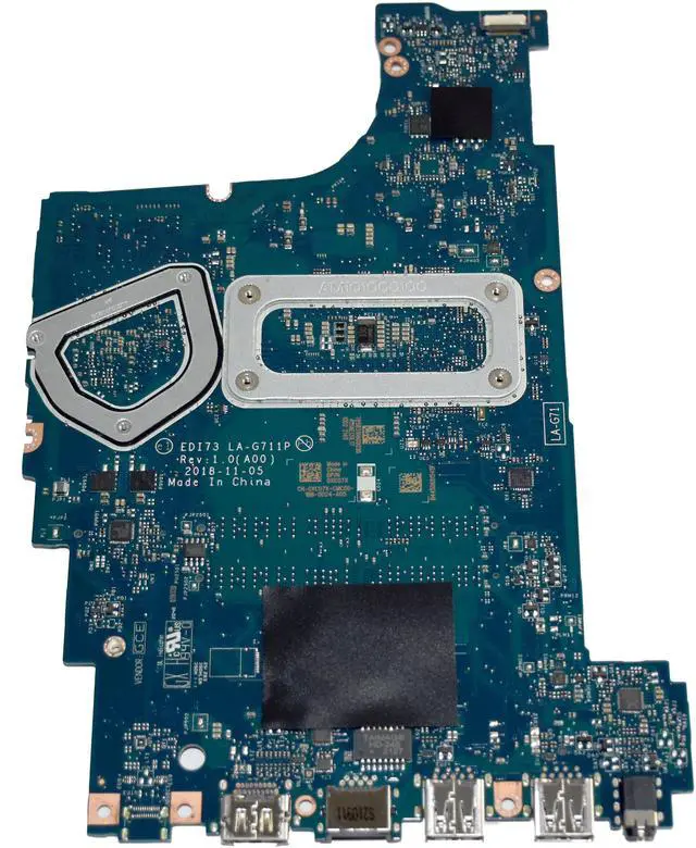 Alt view image 6 of 6 - Dell Vostro 14 3481 Intel i5-8265U LA-G711P Laptop Motherboard XC07X