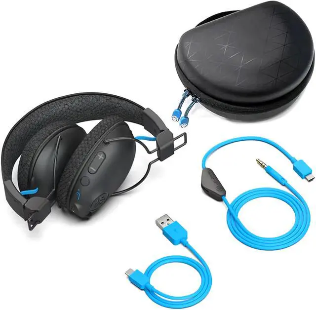 Alt view image 6 of 6 - Dell Headset JLab Play Pro Gaming Wireless 60ms Super-Low Latency GHBPLAYPRORBLK4