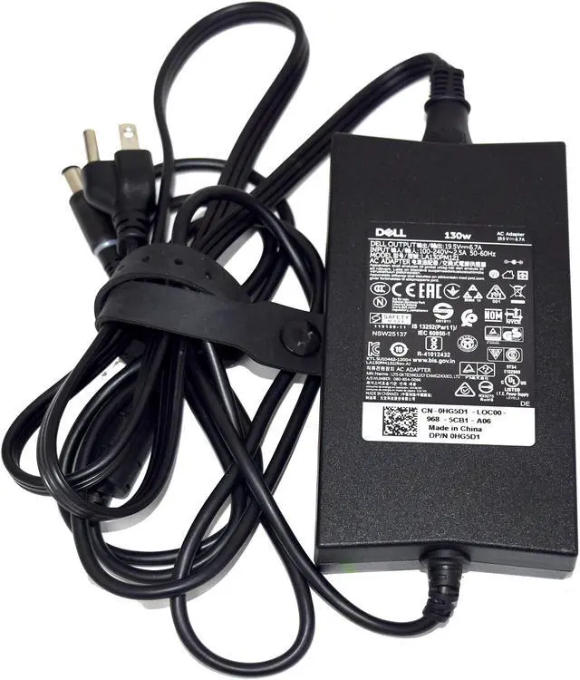 Alt view image 4 of 6 - Dell LA130PM121 130W 6.7A 19.5V AC Power Adapter HG5D1 0HG5D1