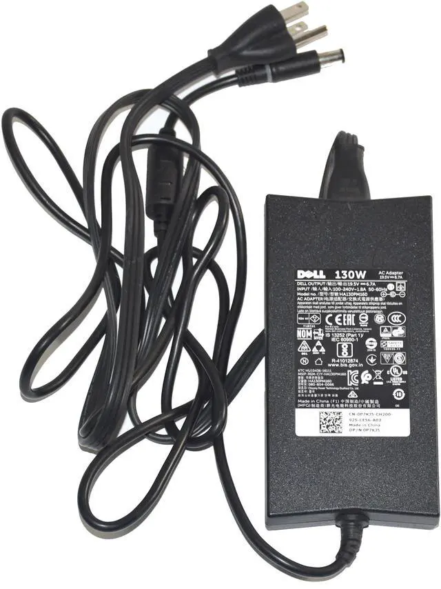 Alt view image 4 of 6 - Dell HA130PM160 130W 19.5V AC Power Adapter P7KJ5 0P7KJ5