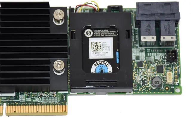 Alt view image 4 of 6 - Dell PERC H730 PCIe RAID SAS Controller Card 5P6JK 05P6JK