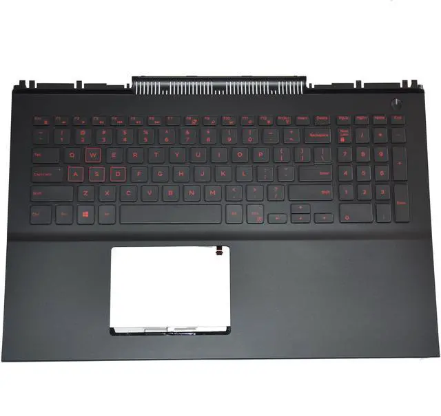 Alt view image 3 of 6 - Dell Inspiron 15 7567 & 7566 Laptop Palmrest w/Backlit Keyboard Assembly 0KN55
