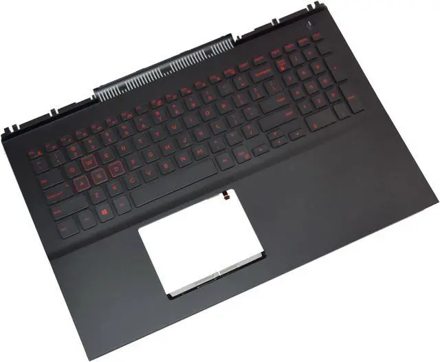 Alt view image 4 of 6 - Dell Inspiron 15 7567 & 7566 Laptop Palmrest w/Backlit Keyboard Assembly 0KN55
