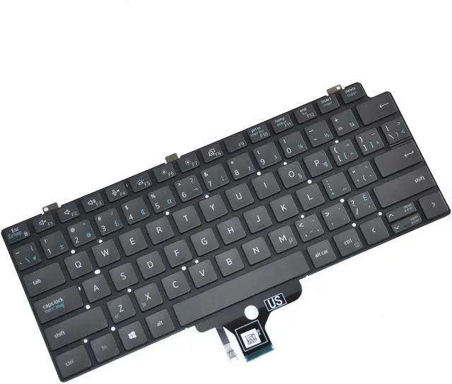 Alt view image 4 of 6 - Dell Latitude 7310 Laptop Backlit Keyboard 8J6R1 08J6R1