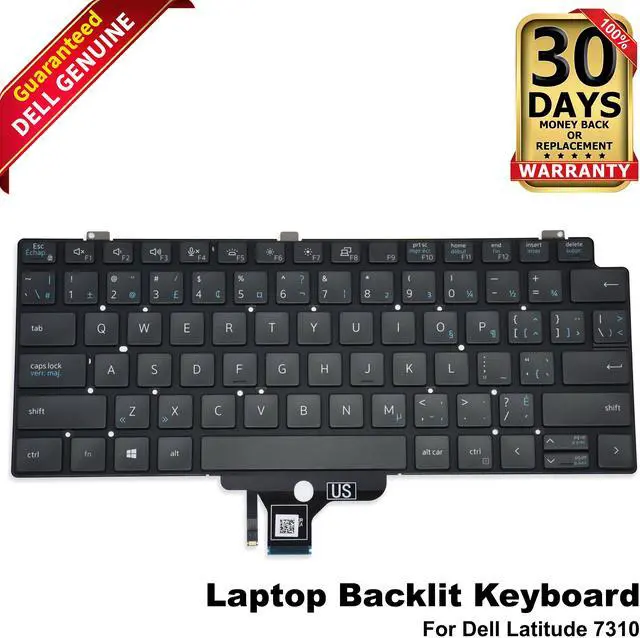 Main image of Dell Latitude 7310 Laptop Backlit Keyboard 8J6R1 08J6R1