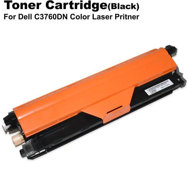 Alt view image 2 of 6 - Dell C3760DN Color Laser Printer Toner Cartridge Black 03TWY