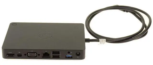 Alt view image 2 of 6 - Dell OEM WD15 USB-C Docking Station - 5FDDV