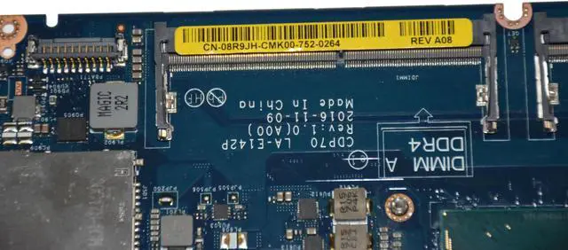 Alt view image 5 of 6 - Dell latitude 5480 Intel i7-7820HQ 2.9Ghz Nvidia Geforce 930MX 2GB Laptop Motherboard 8R9JH