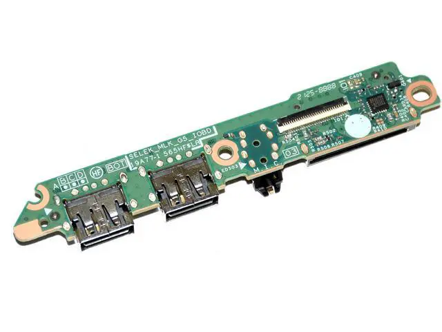 Alt view image 4 of 5 - Dell G Series G3 3500 & G5 5500 SD Card Reader Audio USB Port IO Circuit Board 9D1Y5