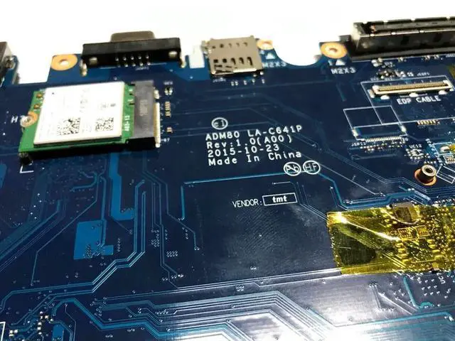 Alt view image 5 of 5 - Dell Latitude E5570 Intel Core i5-6200U 2.3GHz DDR4 Laptop Motherboard JGMFT 0JGMFT