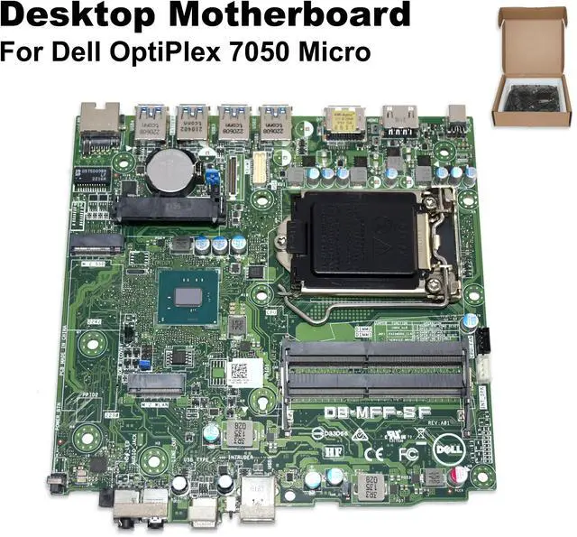 Alt view image 2 of 5 - Dell OptiPlex 7050 LGA 1151 Socket H4 Micro Desktop Motherboard D24M8