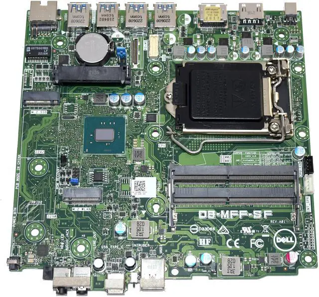 Alt view image 3 of 5 - Dell OptiPlex 7050 LGA 1151 Socket H4 Micro Desktop Motherboard D24M8