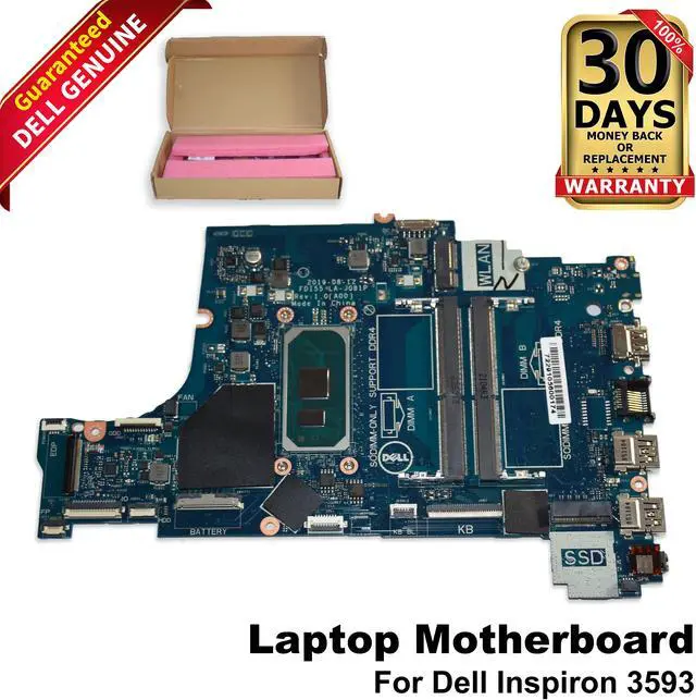 Main image of Dell Inspiron 3593 Intel Core i7-1065G7 Laptop Motherboard 04C38