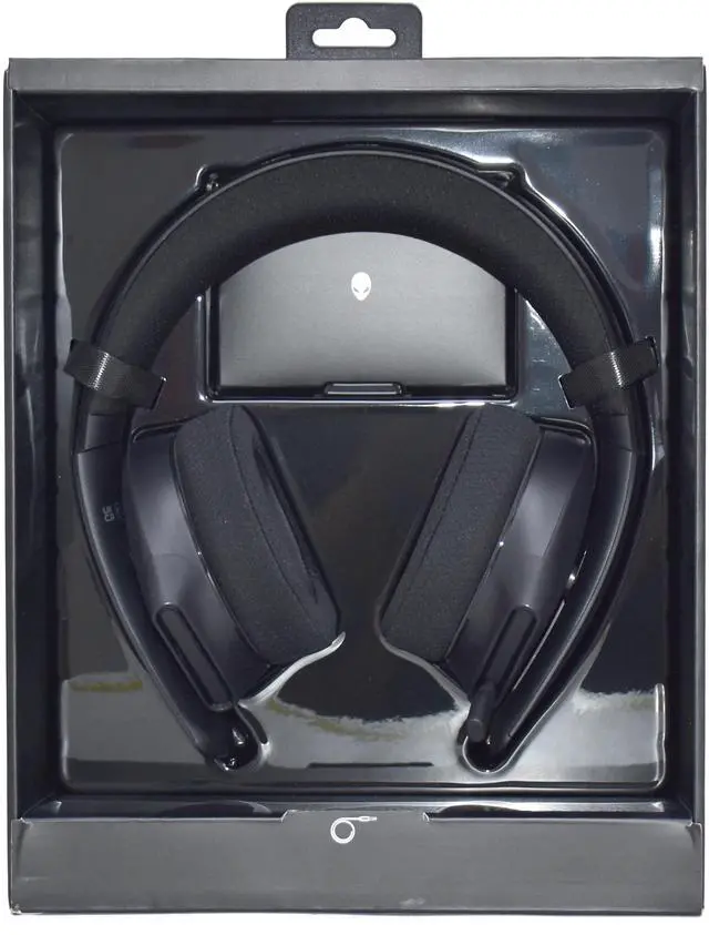 Alt view image 6 of 6 - Dell Alienware Stereo PC Gaming Headset AW310H: 50mm Hi-Res Drivers - Sports Fabric Memory Foam Earpads - Works with PS4, Xbox One & Switch via 3.5mm Jack RTCMY