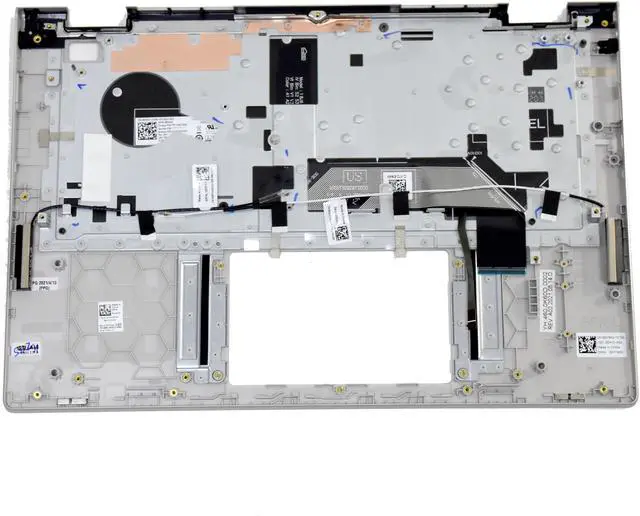 Alt view image 4 of 6 - Dell Inspiron 5406 2-in-1 Backlit Keyboard Palmrest Assembly VJ41D