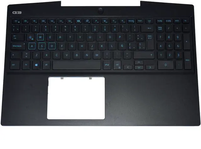 Alt view image 3 of 6 - Dell G Series G5 5500 Palmrest Backlit Spanish Keyboard Assembly 3T5PH