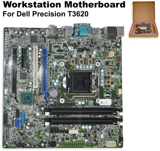 Alt view image 2 of 6 - Dell Precision T3620 LGA 1151 Workstation Motherboard 9WH54