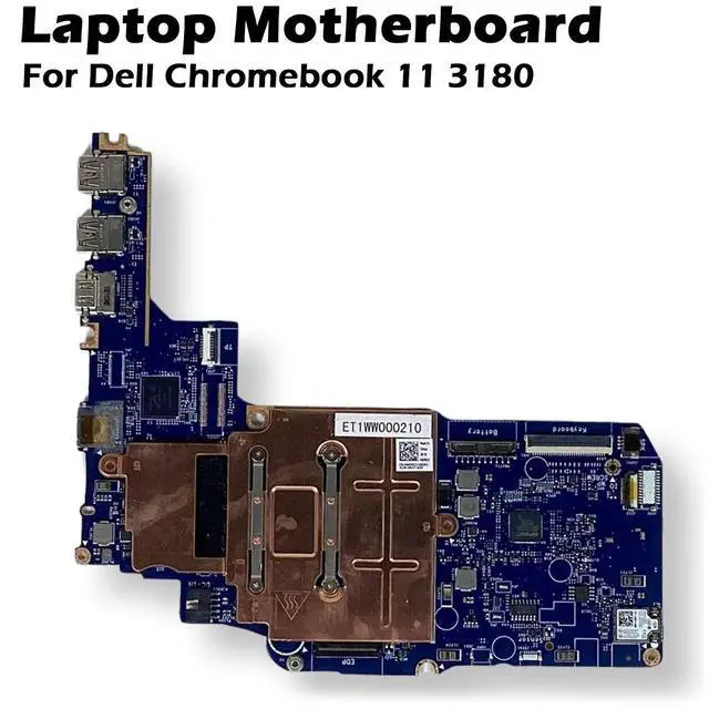 Alt view image 2 of 6 - Dell Chromebook 11 3180 Intel Celeron 1.6GHz Laptop Motherboard JMNGV