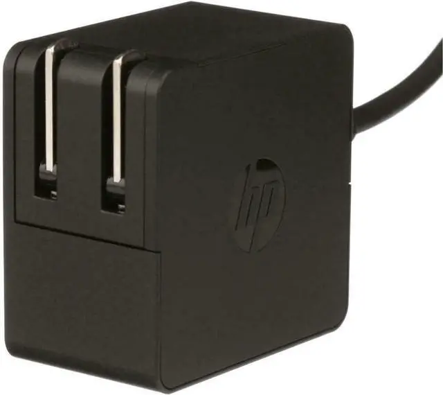 Alt view image 2 of 3 - HP 45W Travel AC Power Supply (4ME14AA#ABA)