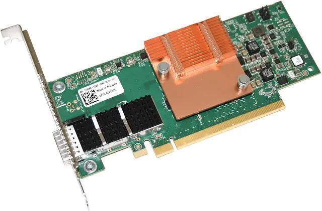 Alt view image 3 of 5 - Dell Intel 100GB/s Single Port Host Fabric Interface PCI-Ex16 1VCRR