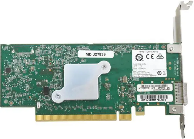 Alt view image 4 of 5 - Dell Intel 100GB/s Single Port Host Fabric Interface PCI-Ex16 1VCRR