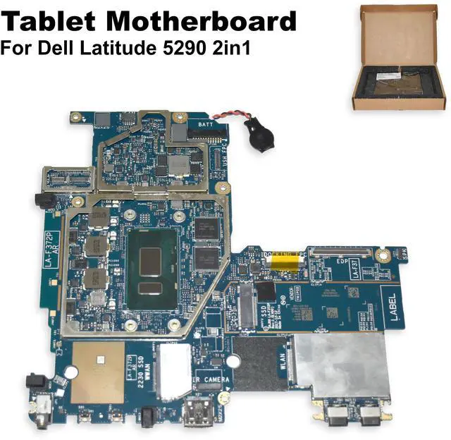Alt view image 2 of 6 - Dell Latitude 5290 2-in-1 Tablet Motherboard with Intel Core i7-8650U 2.8GHz 3VWJK